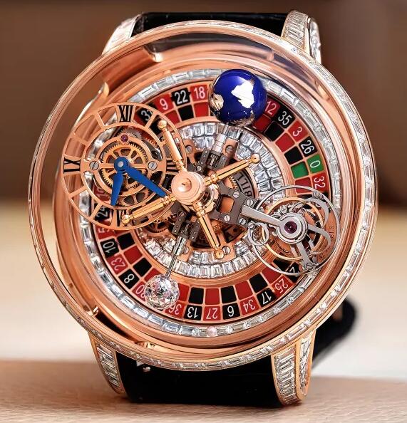 Buy Jacob & Co Astronomia Tourbillon Casino Baguette AT860.40.BD.BD.ABALA Replica watch